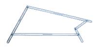 Gabarit d'escalier avec 48 rails en aluminium